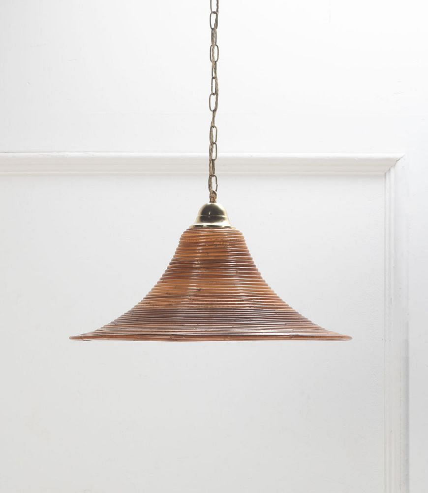 Pair of Bamboo Pendant Lights LC4634259