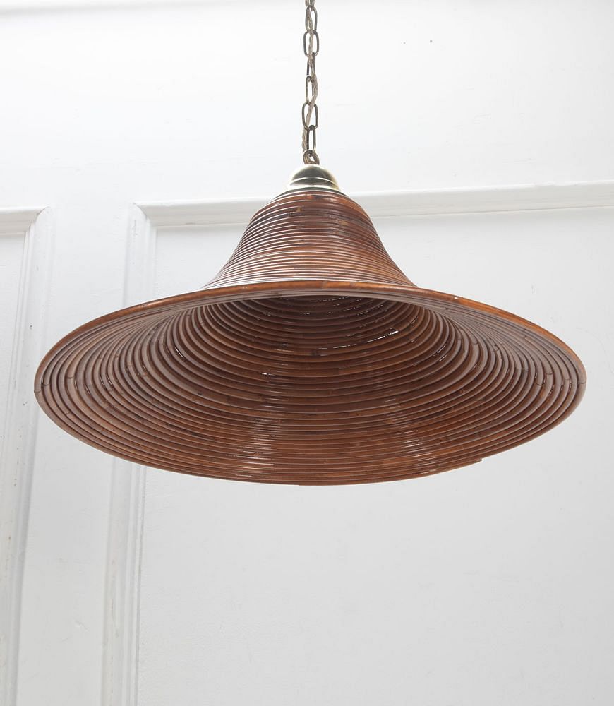 Pair of Bamboo Pendant Lights LC4634259