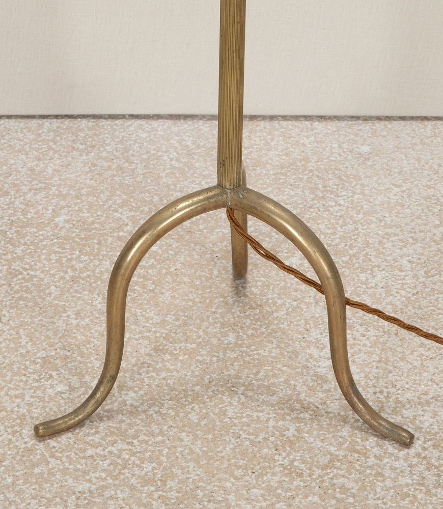 20th Century French Brass Floor Lamp LF2642601
