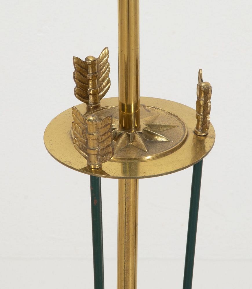 Mid-Century French Brass and Steel Standard Lamp LF3641924