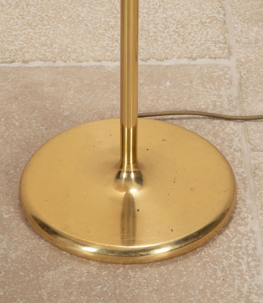 20th Century British Adjustable Armed Brass Floor Lamp LF4842827