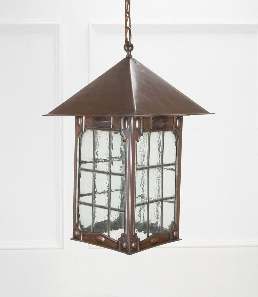 20th Century Arts & Crafts Copper Lantern LL0555871