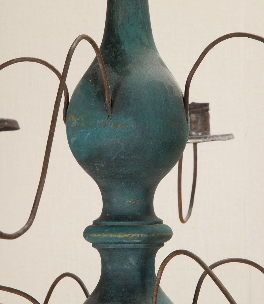 19th Century Swedish Candle Chandelier LL1342916