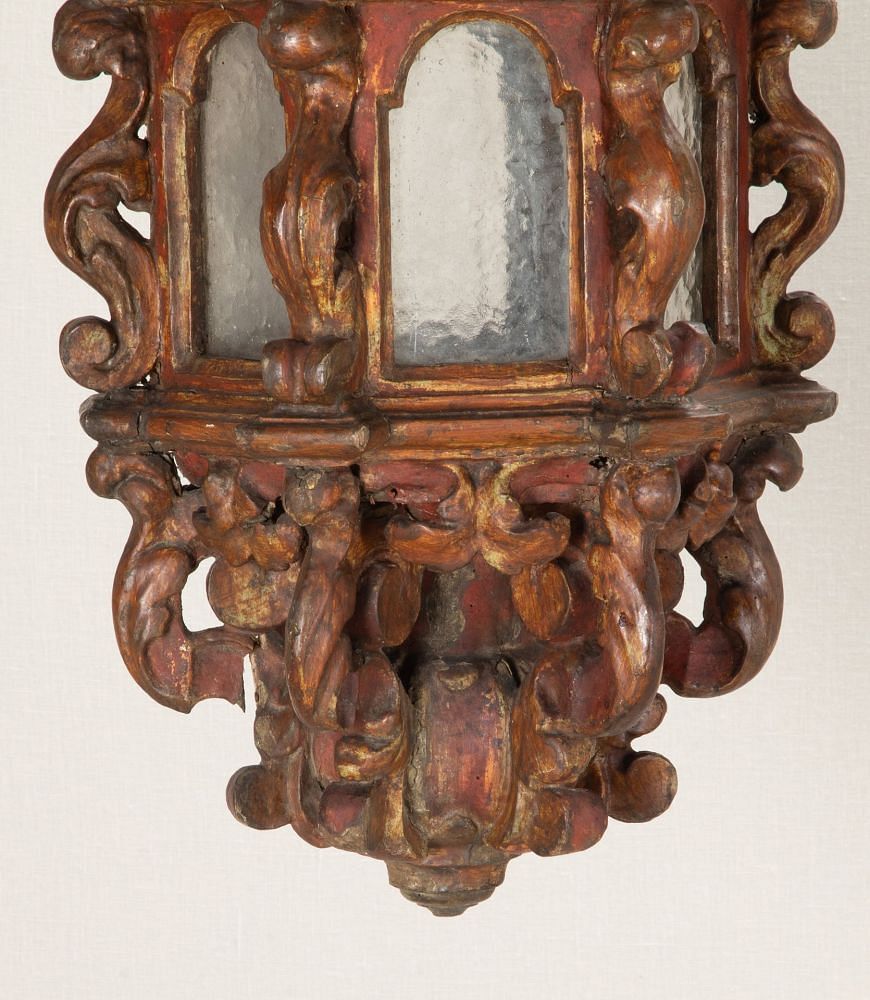 Late 18th Century Venetian Giltwood Lantern LL2342721