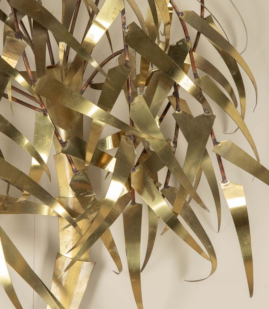 Mid-Century French Brass Bamboo Wall Light LL2642424