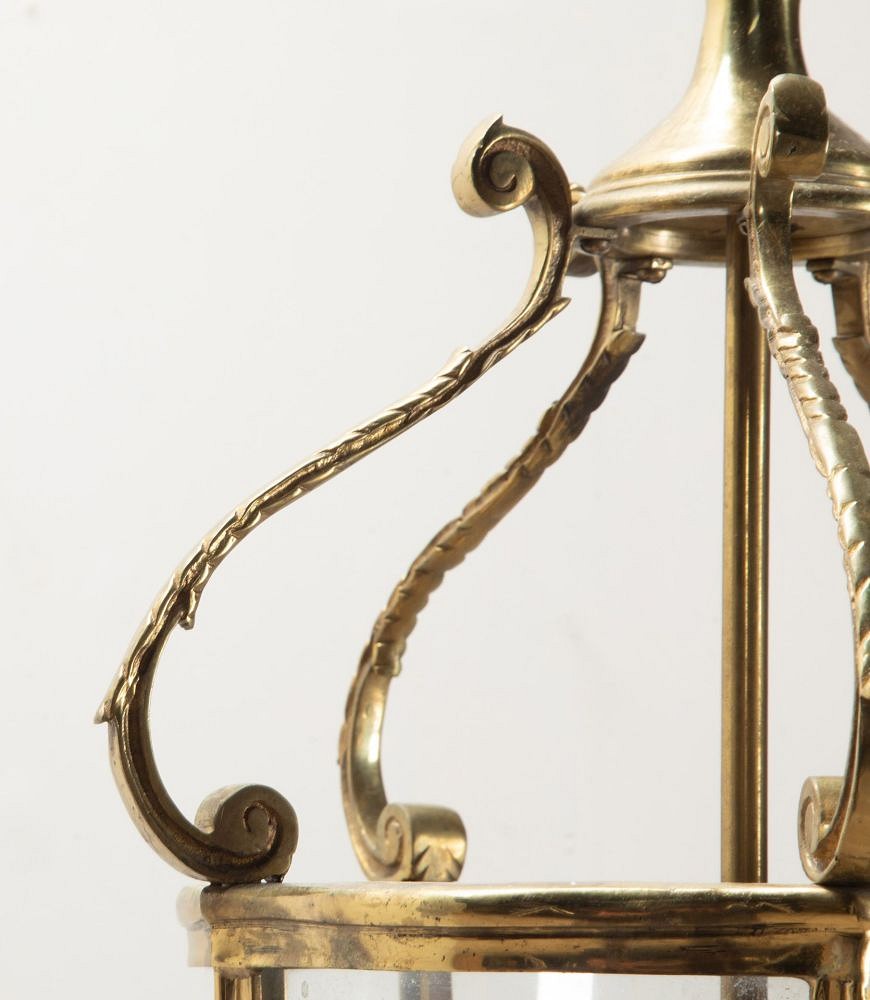 20th Century English Serpentine Brass Lantern LL3641904