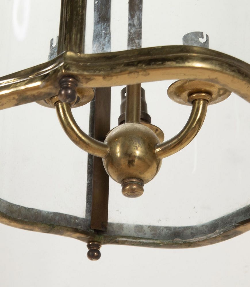 20th Century English Serpentine Brass Lantern LL3641904