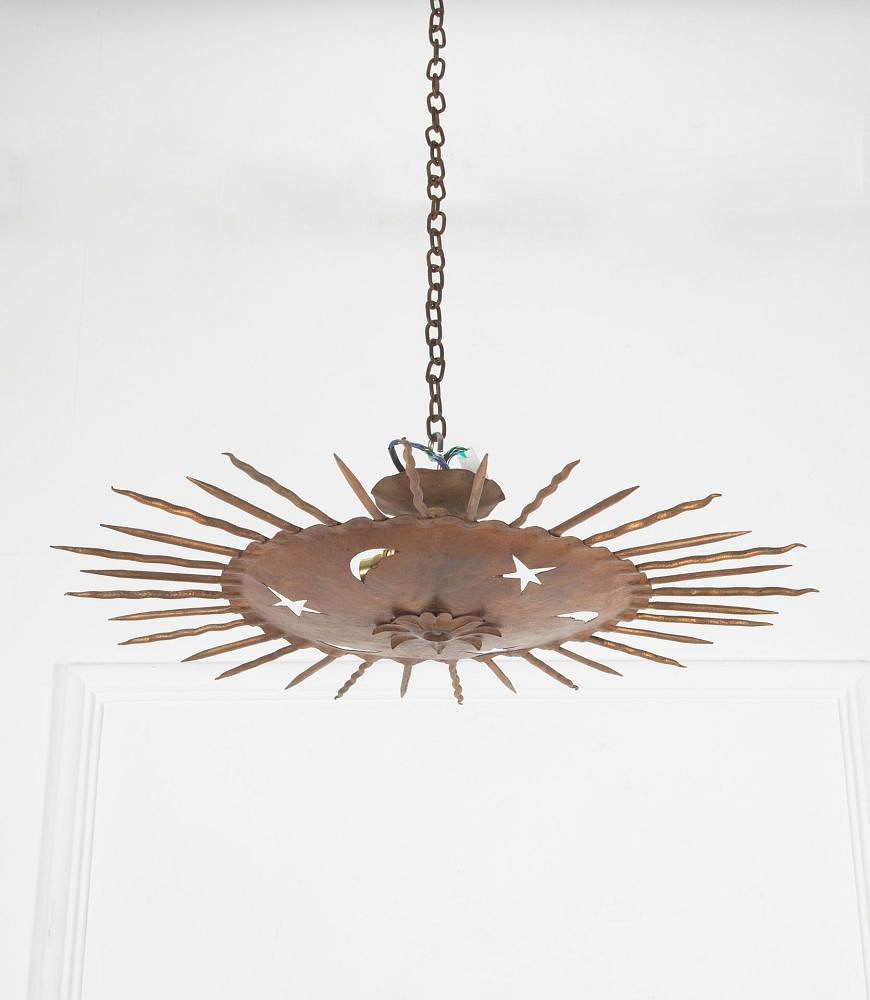 20th Century Sunburst Hanging Light LL3838291