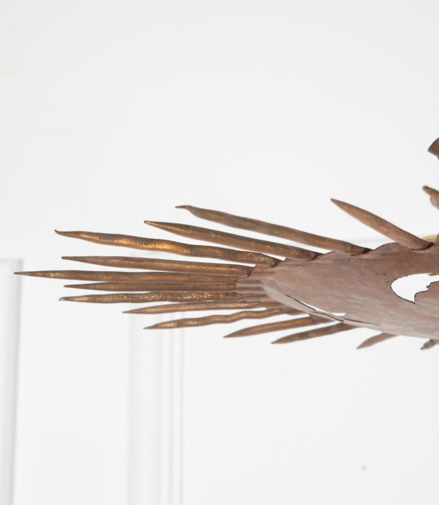20th Century Sunburst Hanging Light LL3838291