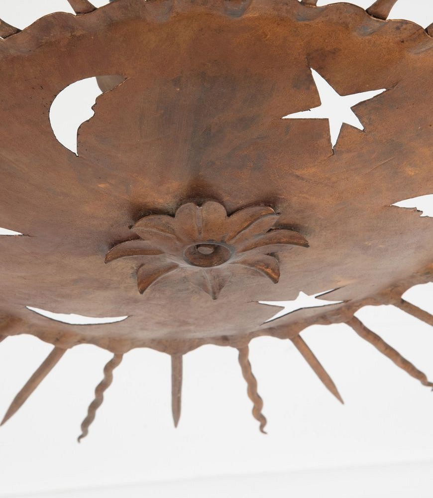 20th Century Sunburst Hanging Light LL3838291