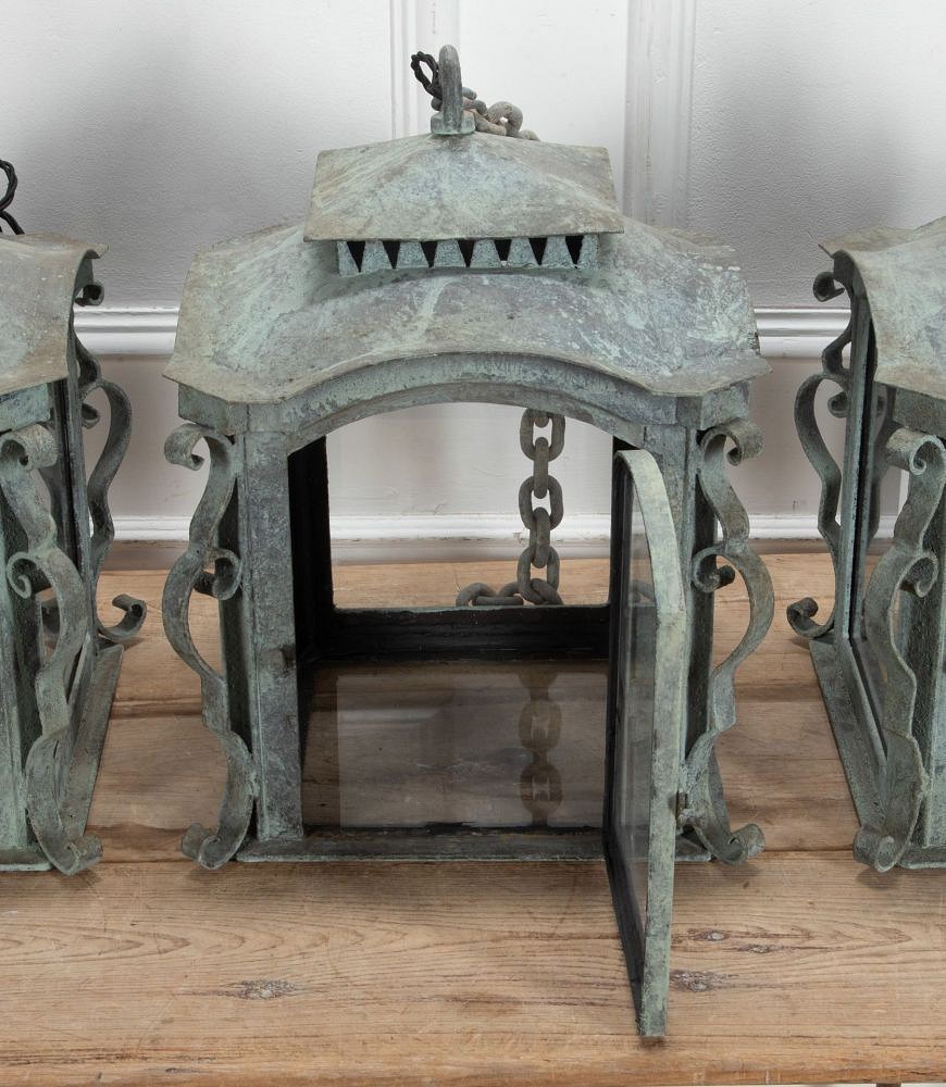 Set of Three Large 19th Century French Lanterns LL8141257