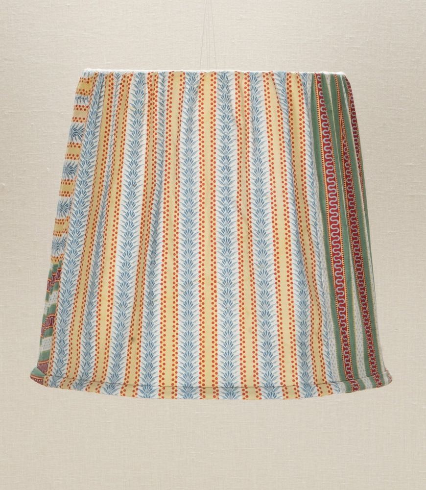 Hand-Made Lampshade Using Late 18th Century French Block Printed Cotton Fabric LS4242876