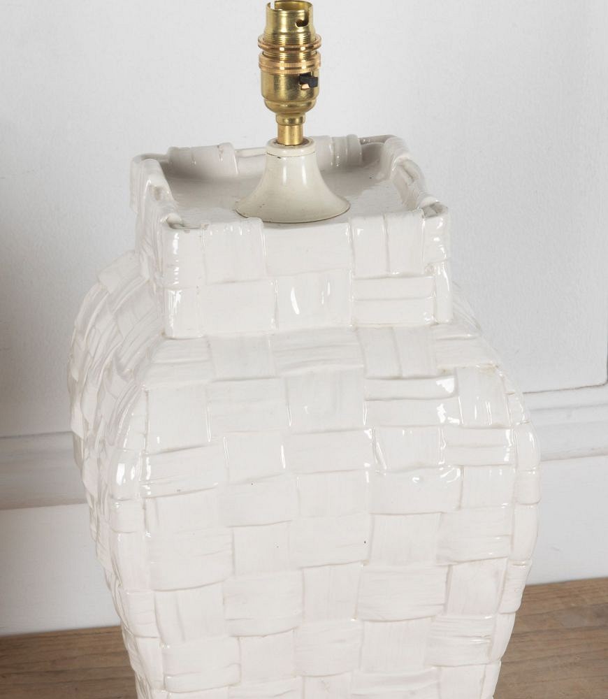 Pair of Large 20th Century French Ceramic Table Lamps LT1536585
