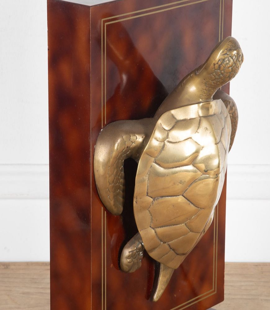 20th Century Brass Turtle Lamp LT1536632