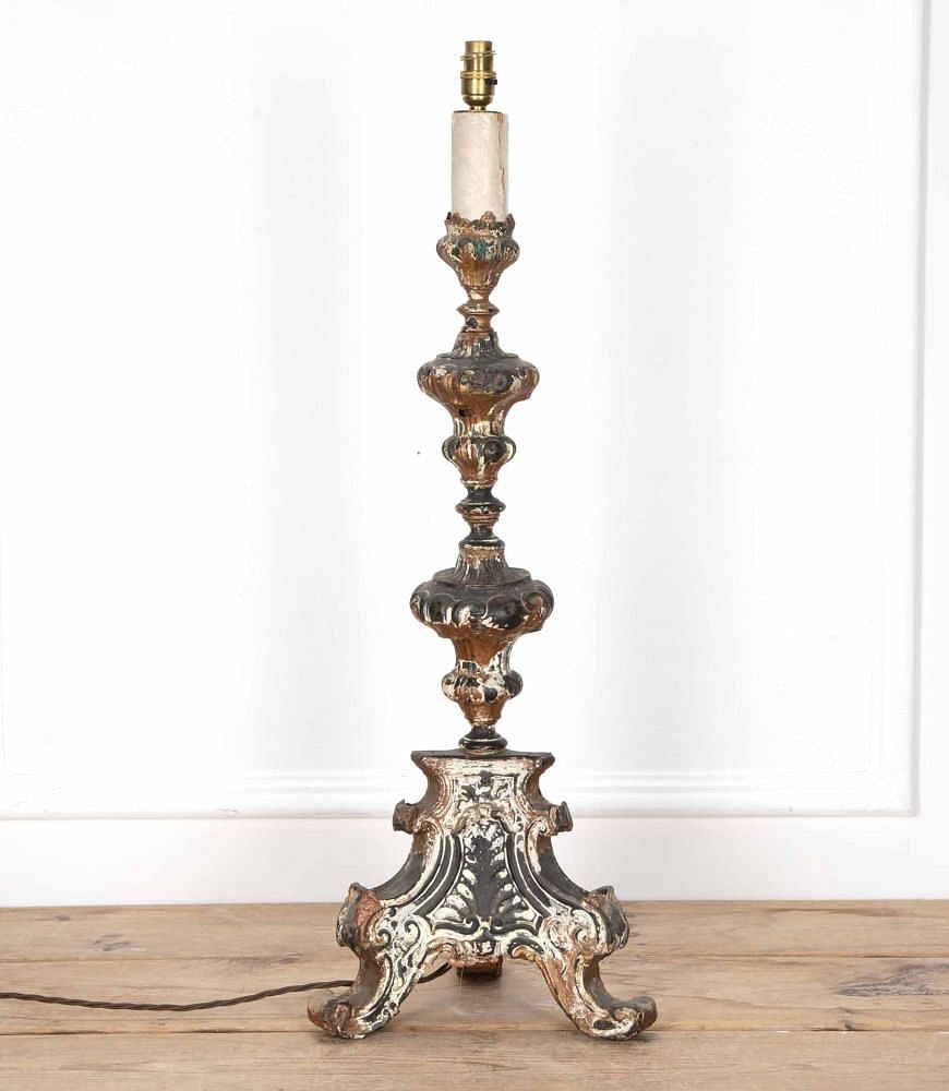 Early 19th Century Painted Candle Lamp LT2011378