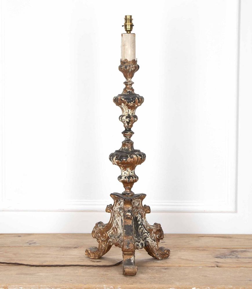 Early 19th Century Painted Candle Lamp LT2011378