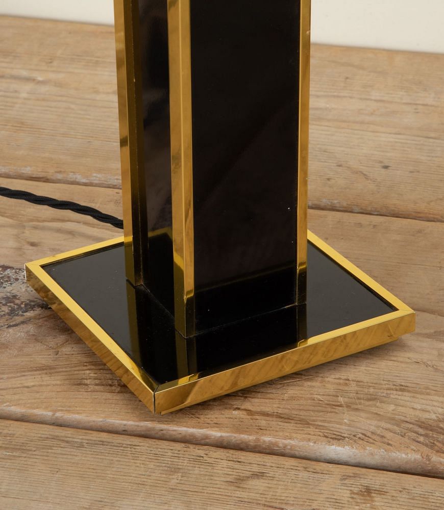 Pair of Mid-Century French Lucite and Brass Table Lamps LT3042461