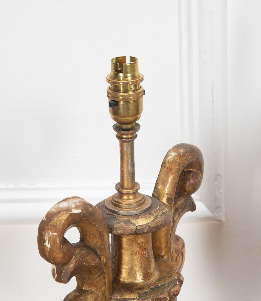 Pair of 19th Century Gilt Lamps LT3938249