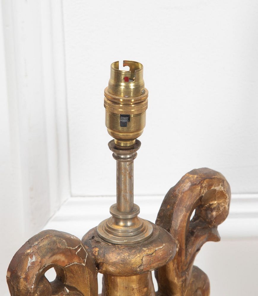 Pair of 19th Century Gilt Lamps LT3938249