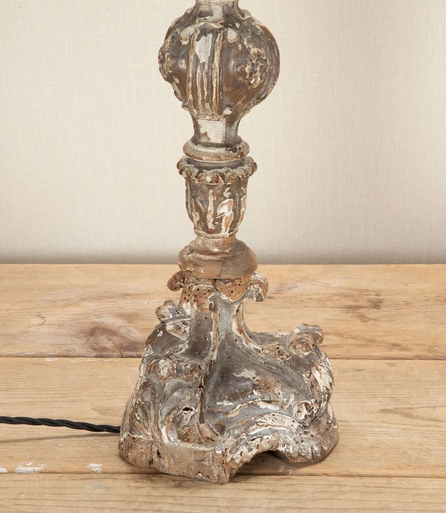 Pair of 18th Century French Pricket Table Lamps LT5243282
