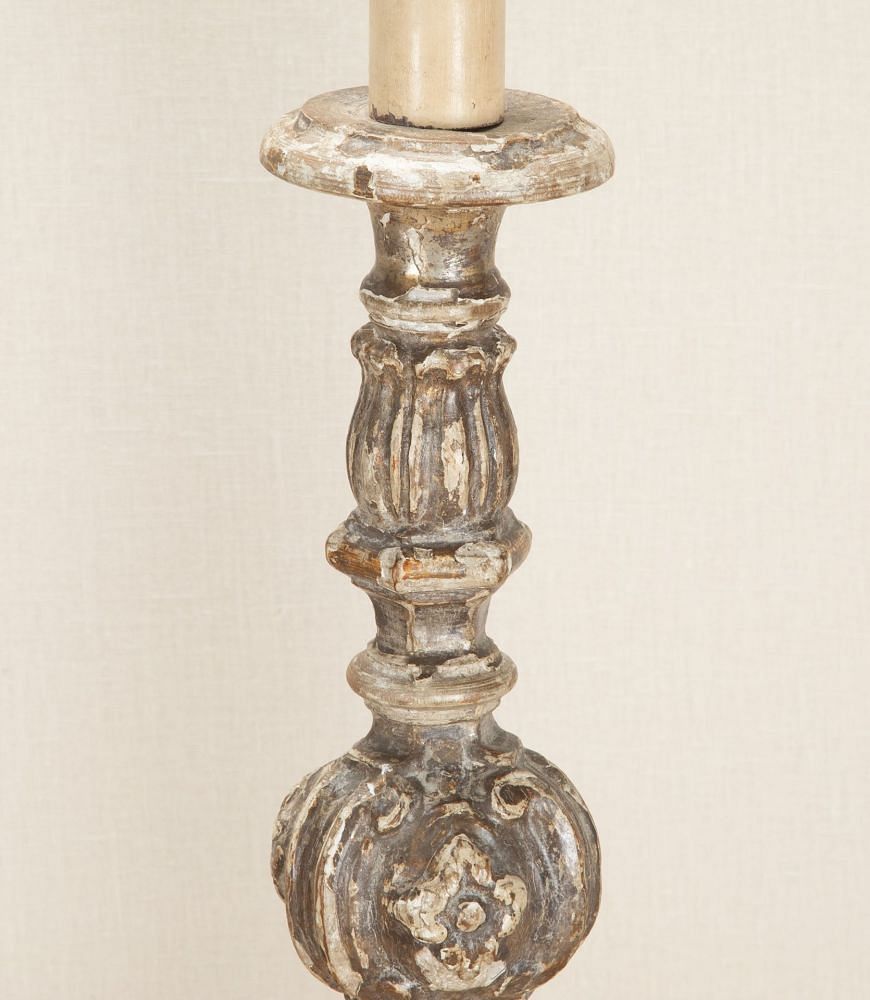 Pair of 18th Century French Pricket Table Lamps LT5243282