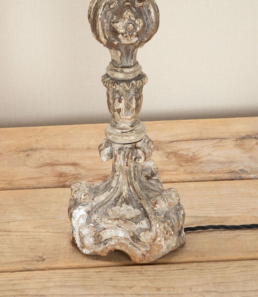 Pair of 18th Century French Pricket Table Lamps LT5243282