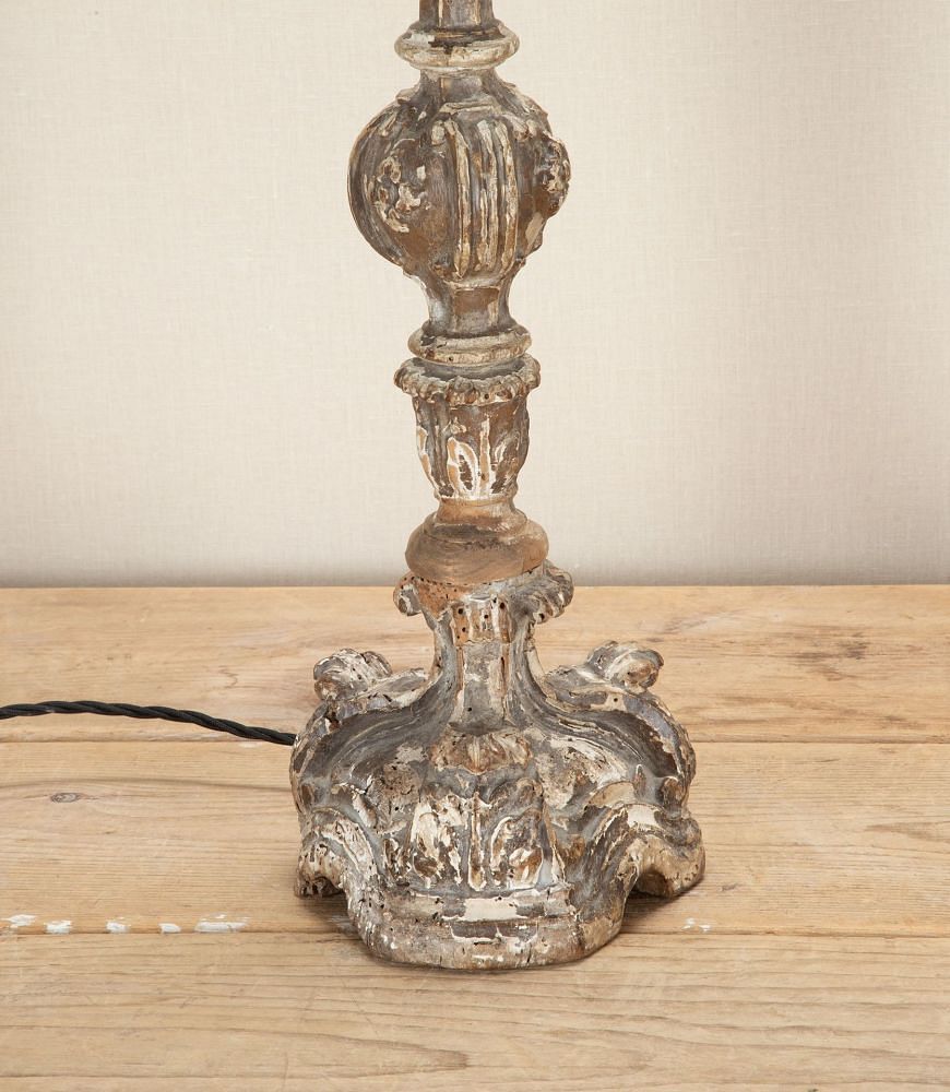 Pair of 18th Century French Pricket Table Lamps LT5243282