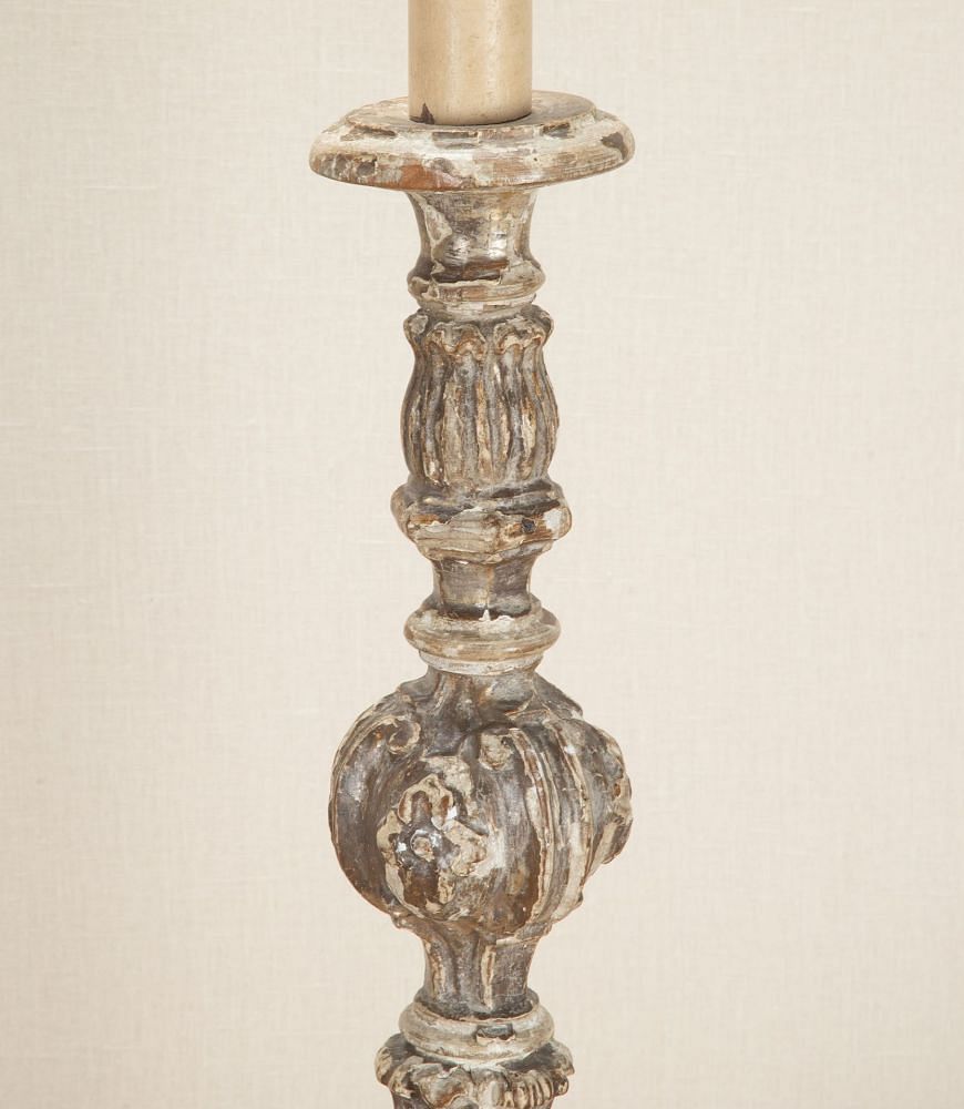 Pair of 18th Century French Pricket Table Lamps LT5243282
