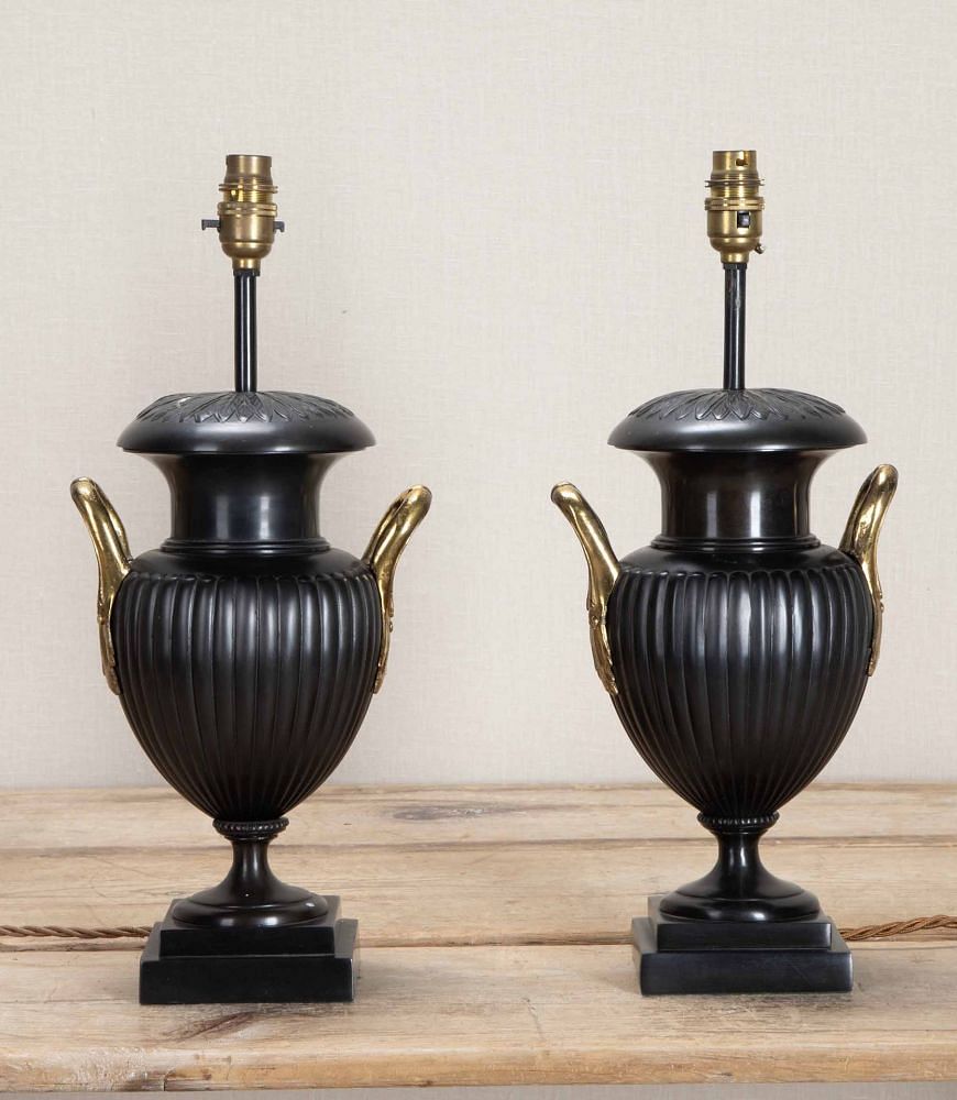 Pair of 20th Century Neo-Classical Lamp Bases LT6338034