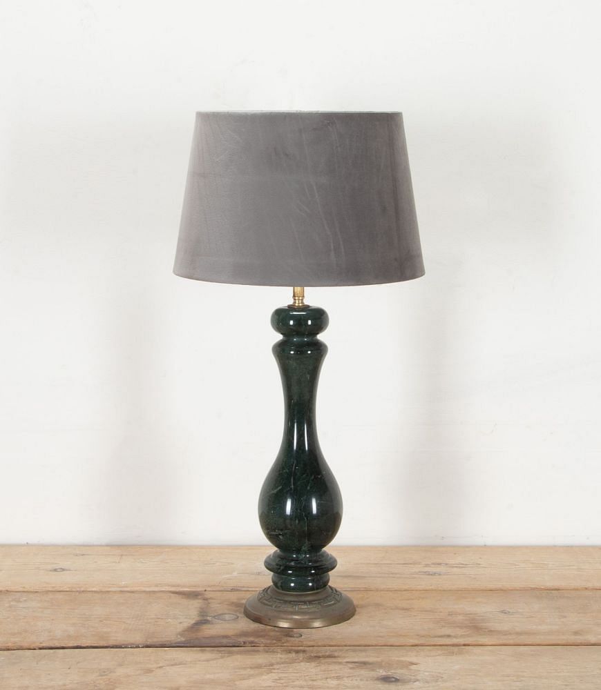 20th Century English Serpentine Marble Table Lamp LT8042433
