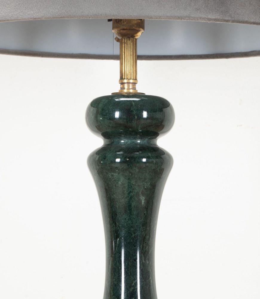 20th Century English Serpentine Marble Table Lamp LT8042433