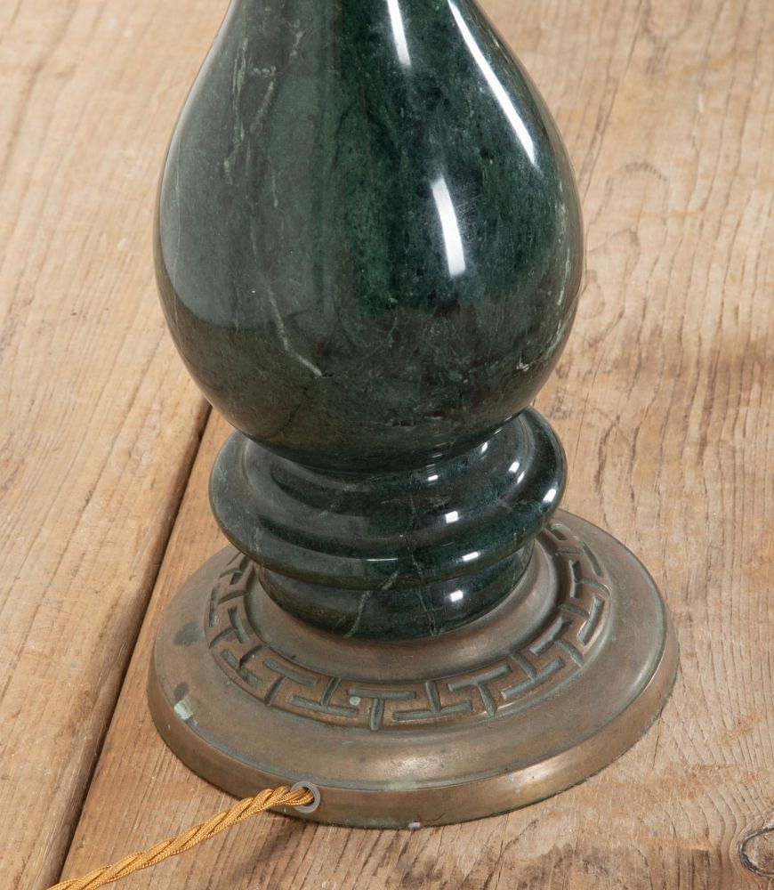 20th Century English Serpentine Marble Table Lamp LT8042433