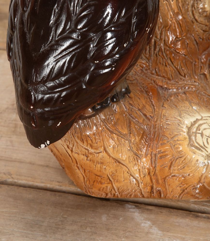 Pair of Large Mid-Century Ceramic Owl Lamps LT9340538
