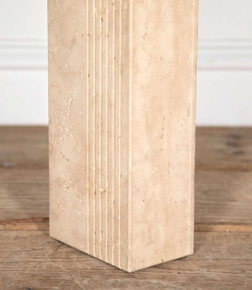 20th Century Italian Travertine Table Lamp LT9942361
