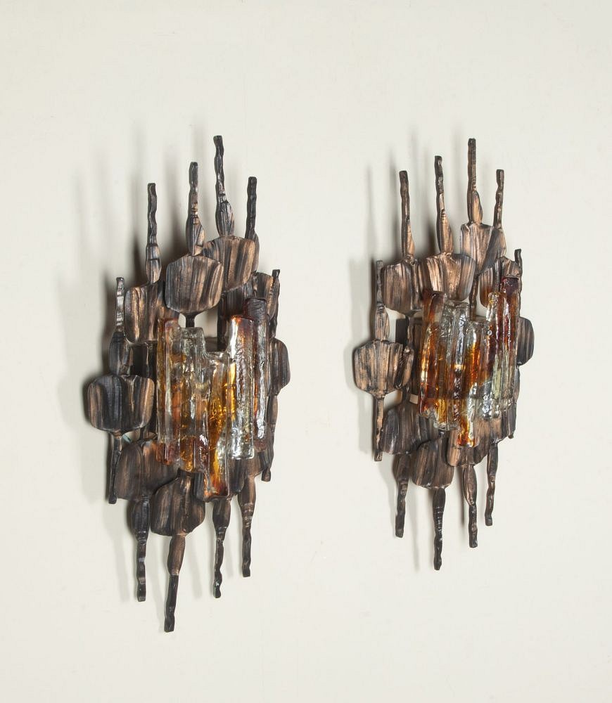 Pair of Mid-Century Italian Wall Lights by Alstrum and Earlich LW3943487