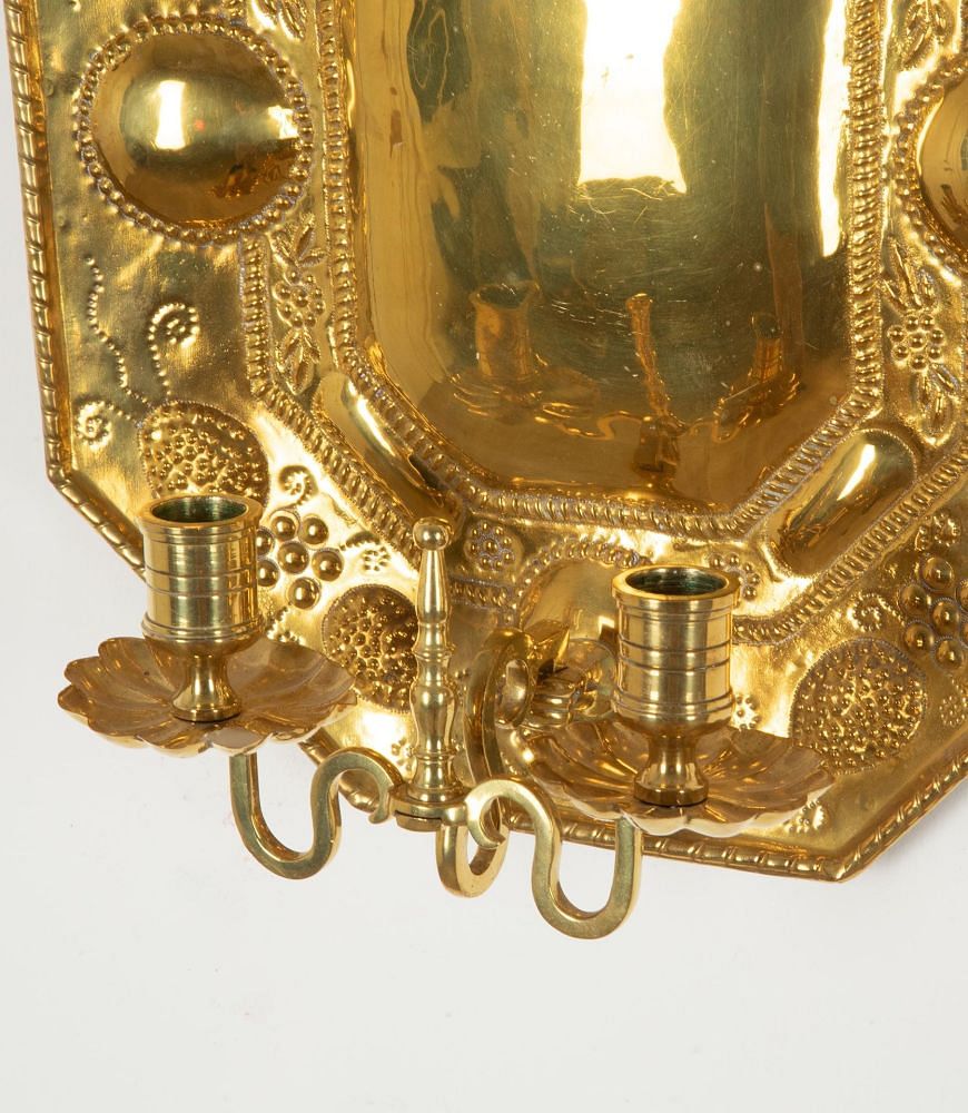 Pair of Large 19th Century Swedish Wall Sconces LW6040156