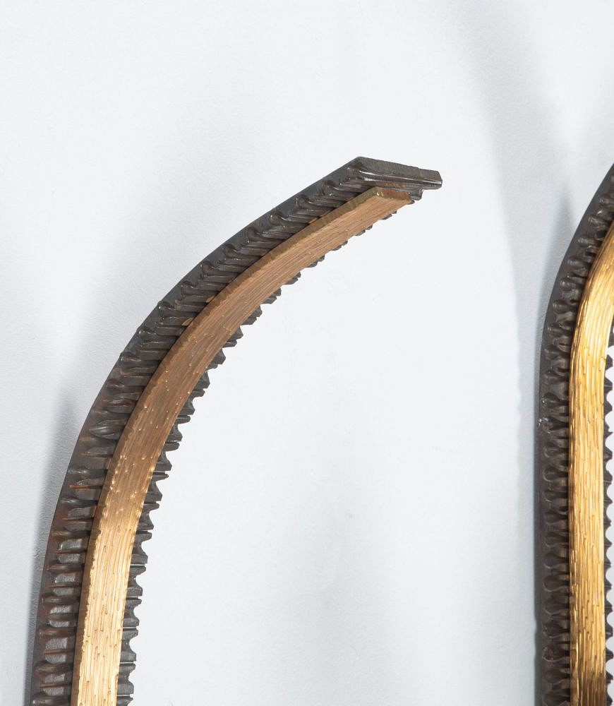 20th Century Pair of Bronzed and Gilt Bronze Iron Wall Lights LW6538053