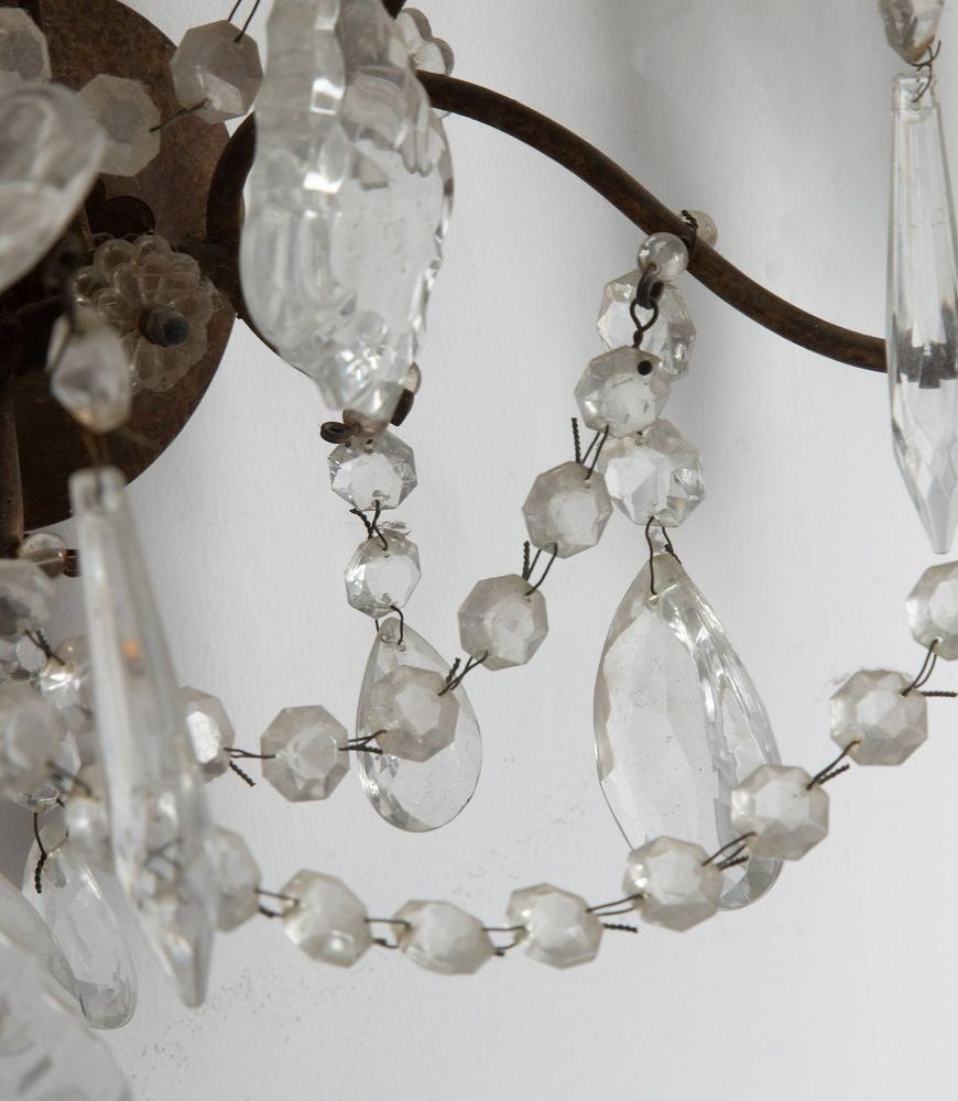 Pair of 20th Century Glass Wall Lights LW9940624
