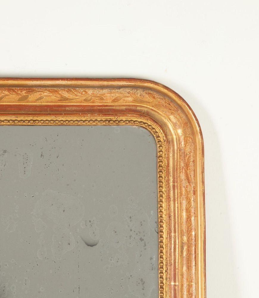 19th Century French Louis Philippe Mirror MI1542013