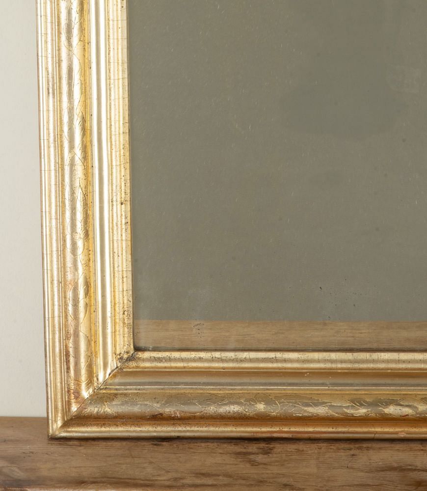 19th Century French Gilt Louis Philippe Mirror MI1542019
