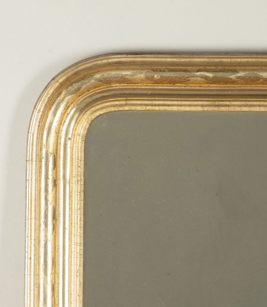19th Century French Gilt Louis Philippe Mirror MI1542019