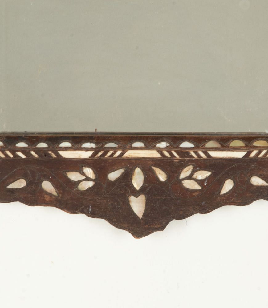 20th Century Syrian Mother of Pearl Inlay Mirror MI1542020