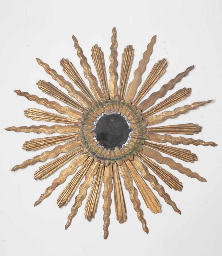 19th Century Large Sunburst Mirror MI2032695