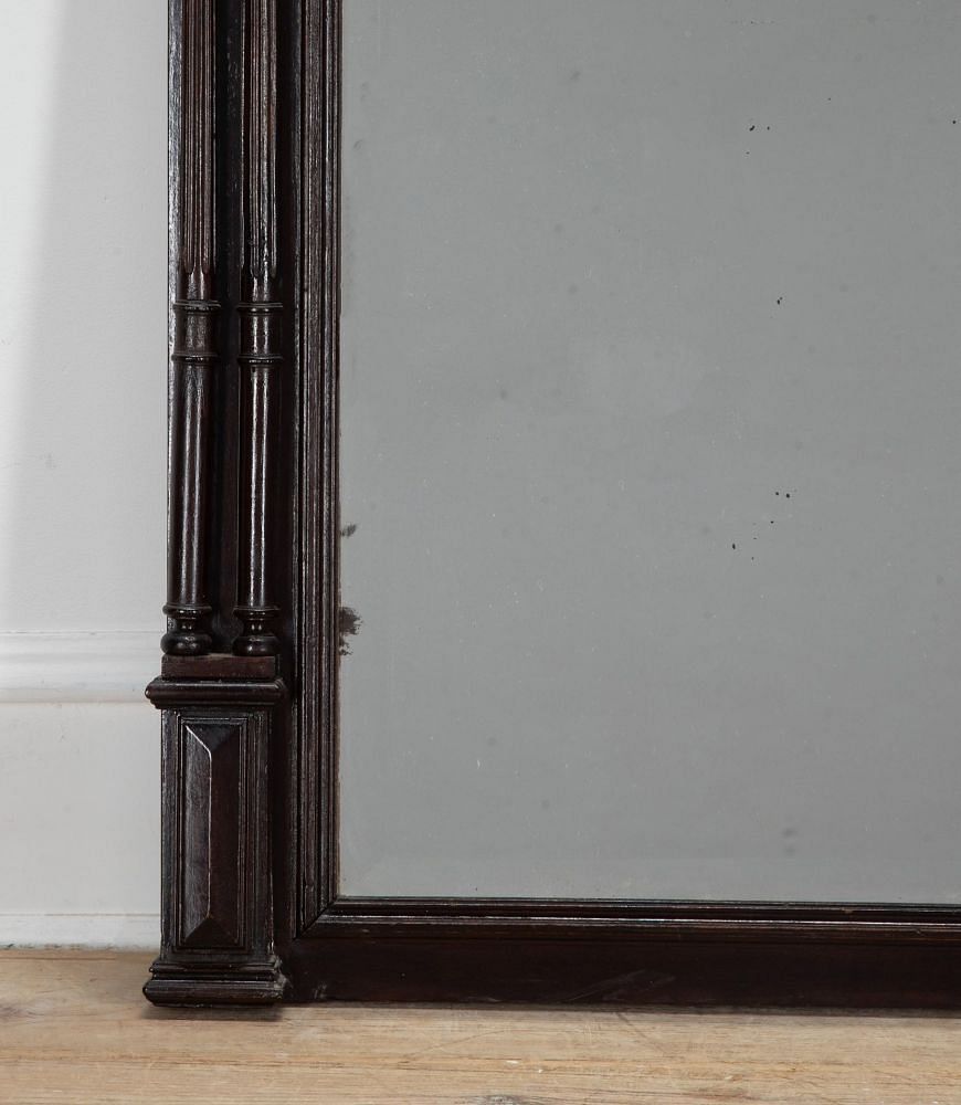 19th Century English Ebonised Wall Mirror MI2539990