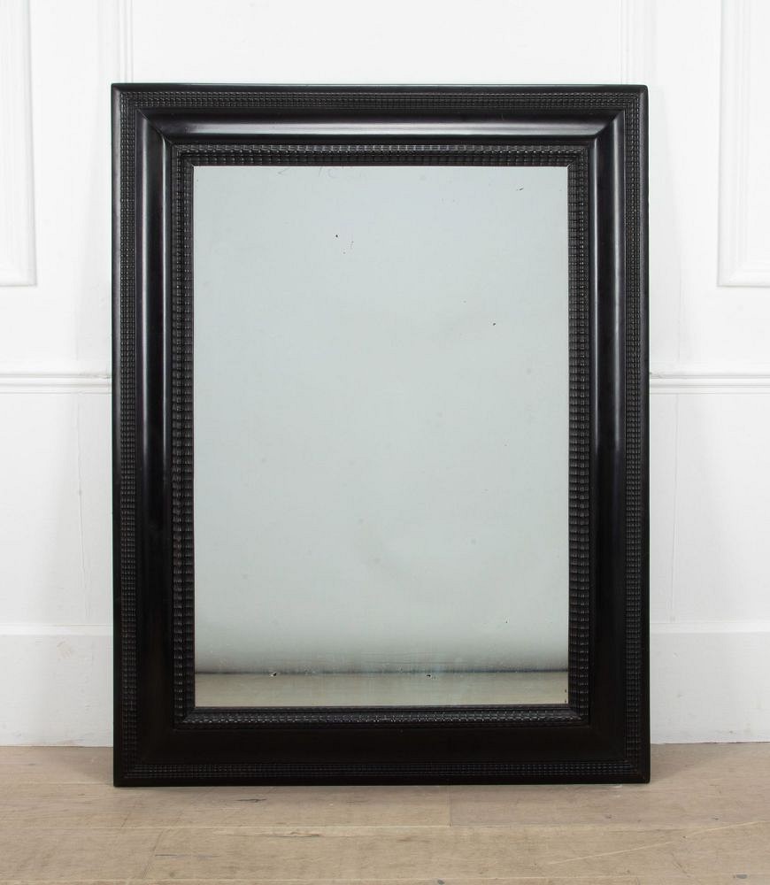 19th Century Italian Ebonised Mirror MI3040098