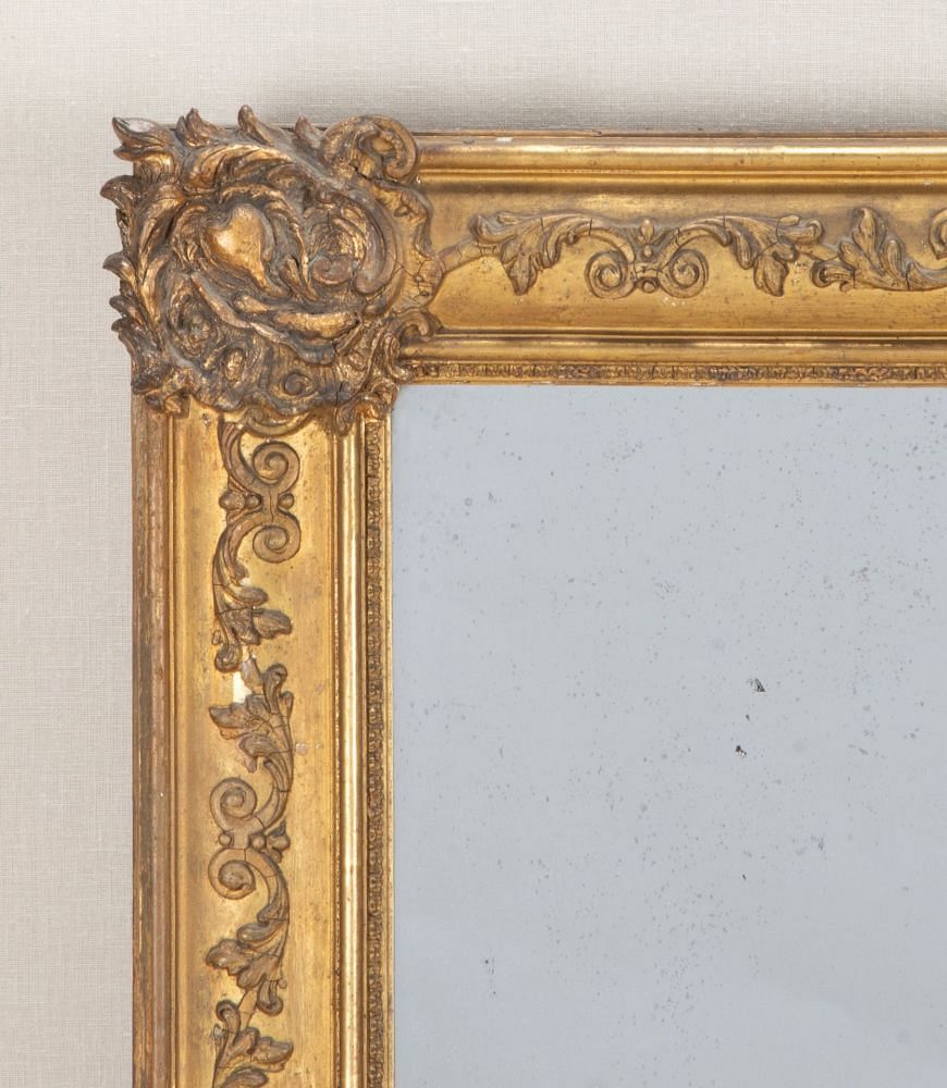 19th Century French Napoleon III Gilt Mirror MI3442953