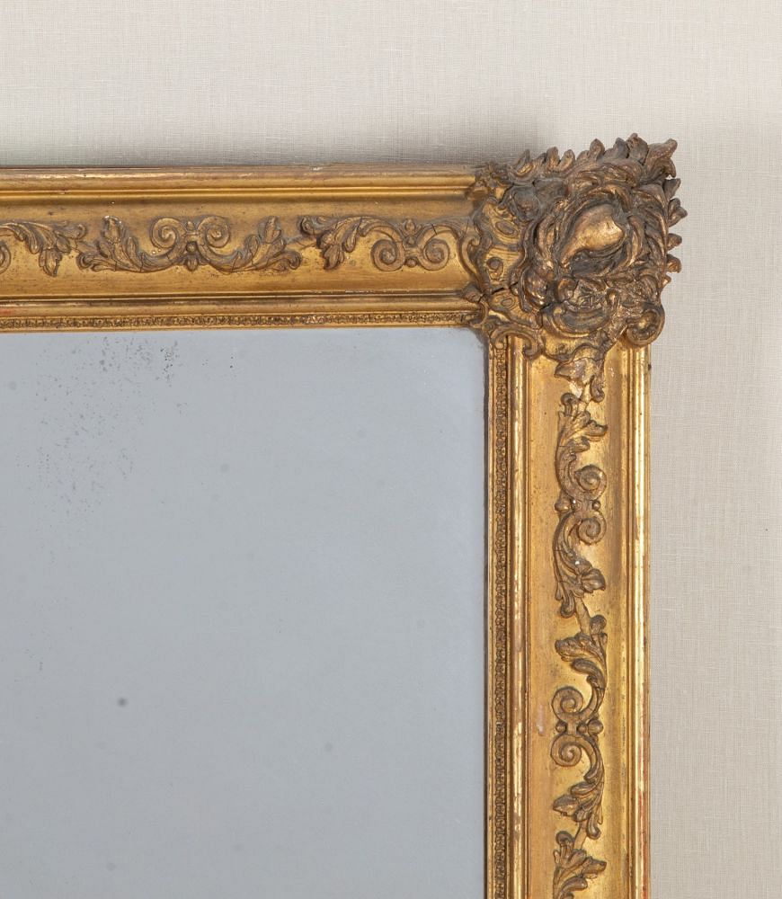 19th Century French Napoleon III Gilt Mirror MI3442953