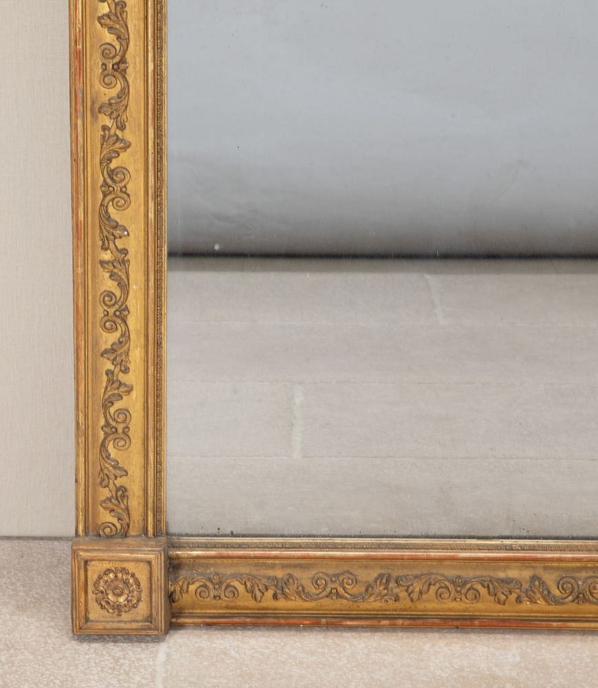 19th Century French Napoleon III Gilt Mirror MI3442953