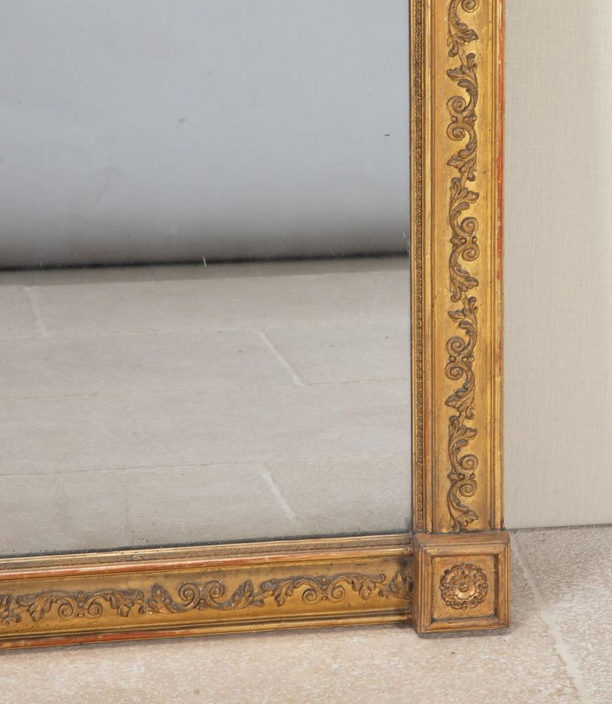 19th Century French Napoleon III Gilt Mirror MI3442953