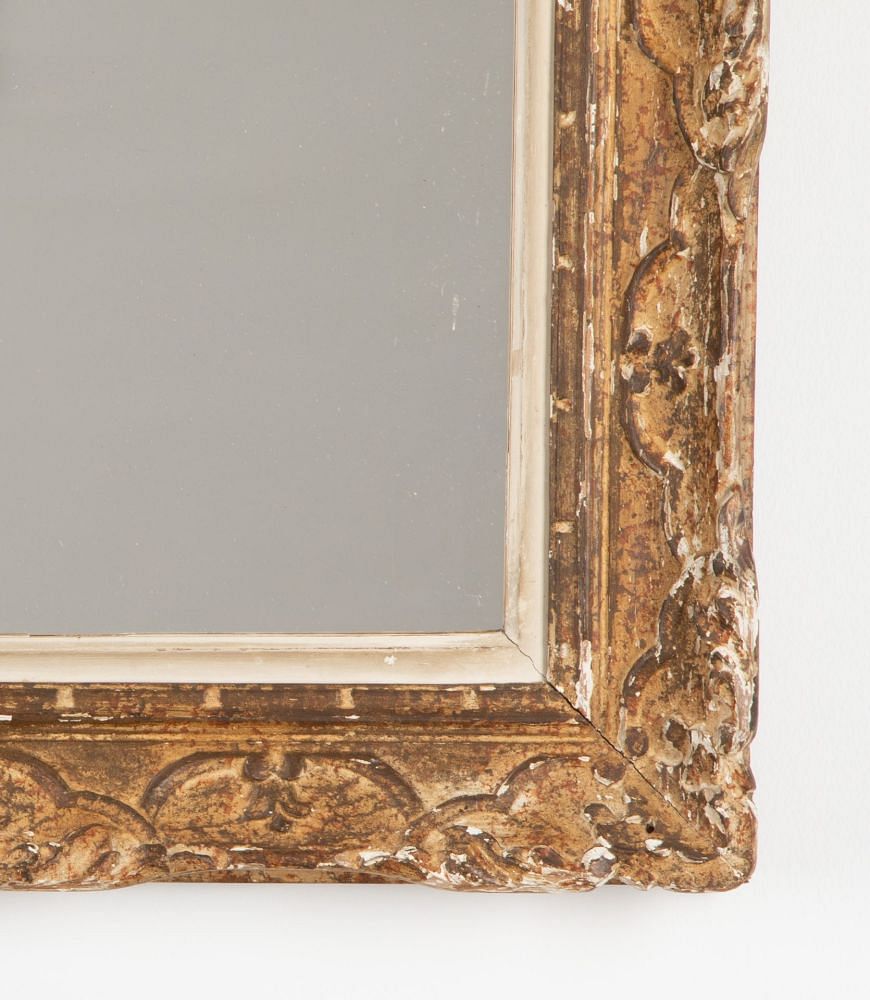 French 20th Century Montparnasse Carved Framed Mirror MI3539168